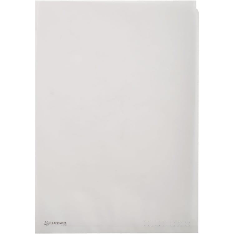 Exacompta file pocket A4 110 g paper 50 pieces transparent