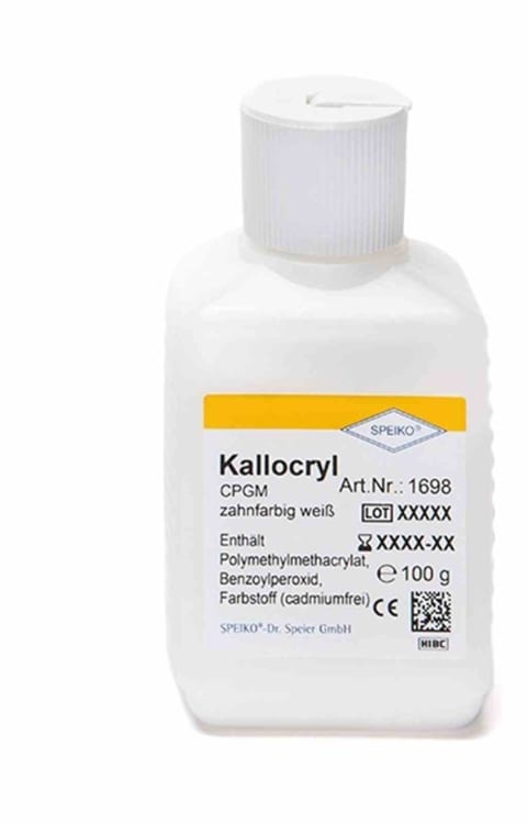 Kallocryl CPGM Plv. weiß 100g