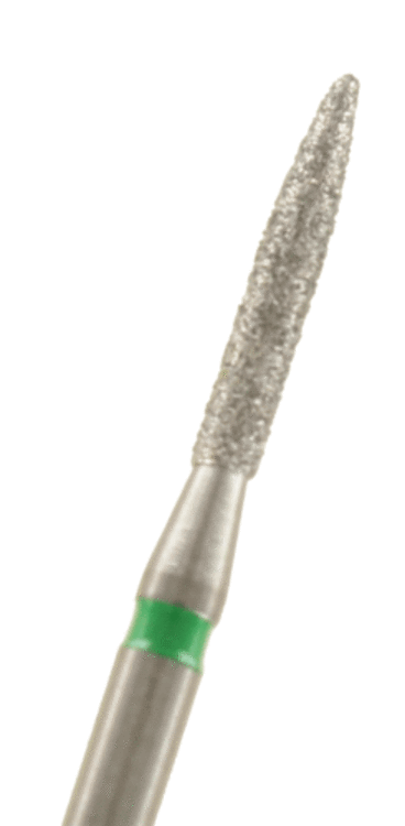 Diamant Flamme Körnung: Grün (grob, 1 Packung á 5 Stück)