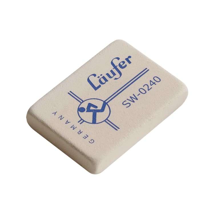 Läufer eraser 40x28x7.5 mm rubber
