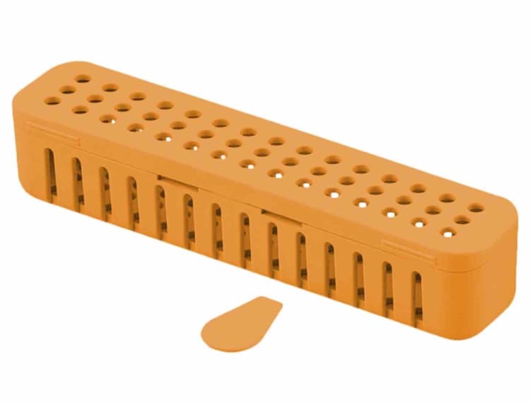 Steri-Container Compact neon orange