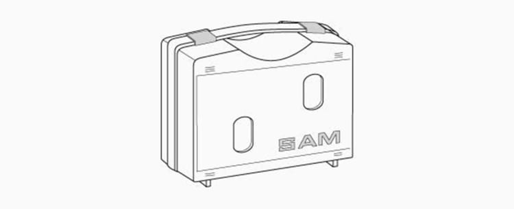 SAM Transportkoffer Transparant PC
