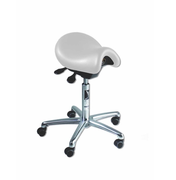 Hager & Werken Bambach® Sattelsitz Small Premium Leder White Vellum