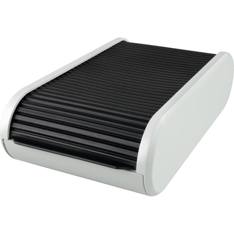 helit business card box the personal max. 300 cards black/white