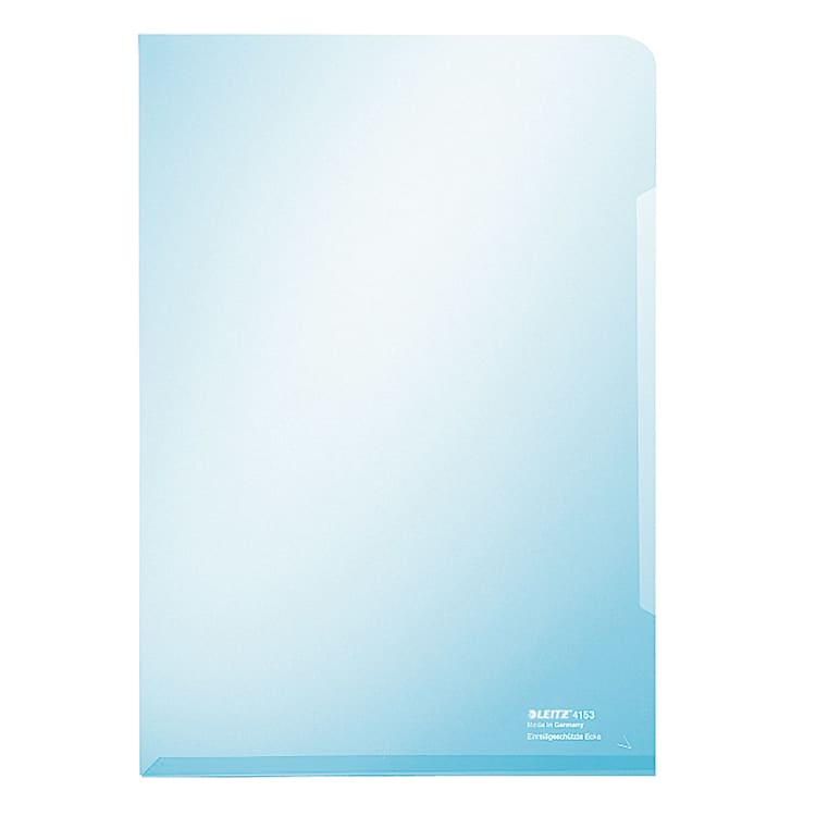 Leitz punched pocket Super Premium A4 0.15 mm 100 pieces blue