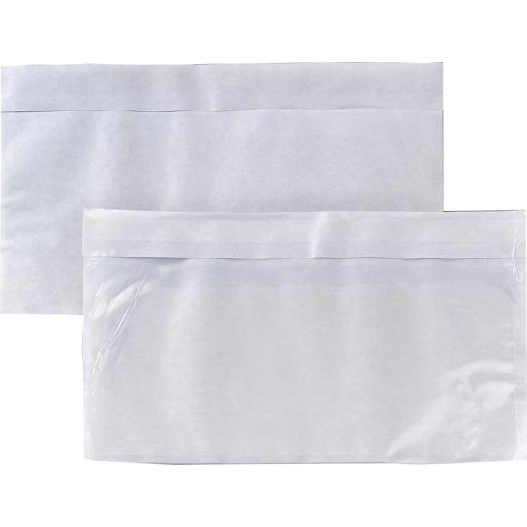 Bong document pouch DL peel & seal 1,000 pieces transparent