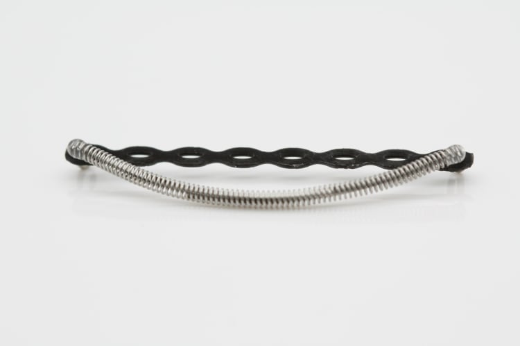 Piggyback-veer CC zwart 5/PK