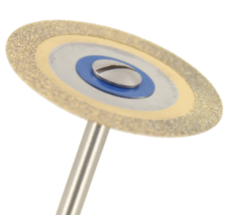 ZD-Diamantscheibe (0.22 mm) Körnung: Blau (standard, 1 Packung á 1 Stück)