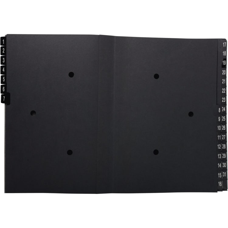 Soennecken oeco desk sorter 1-31 32-part black