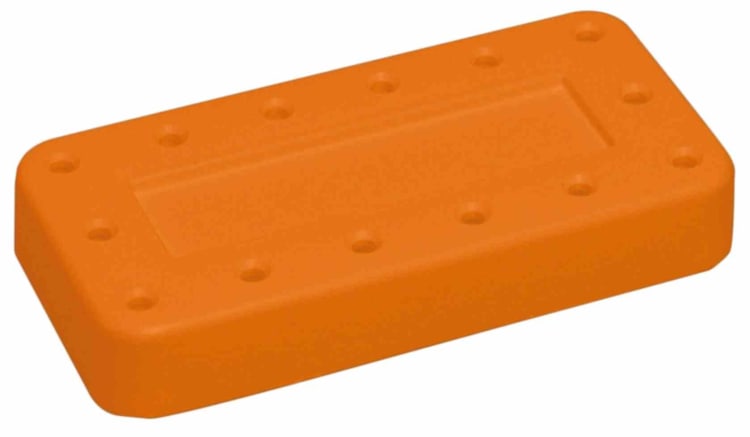 Bur Block 14-Loch neonorange