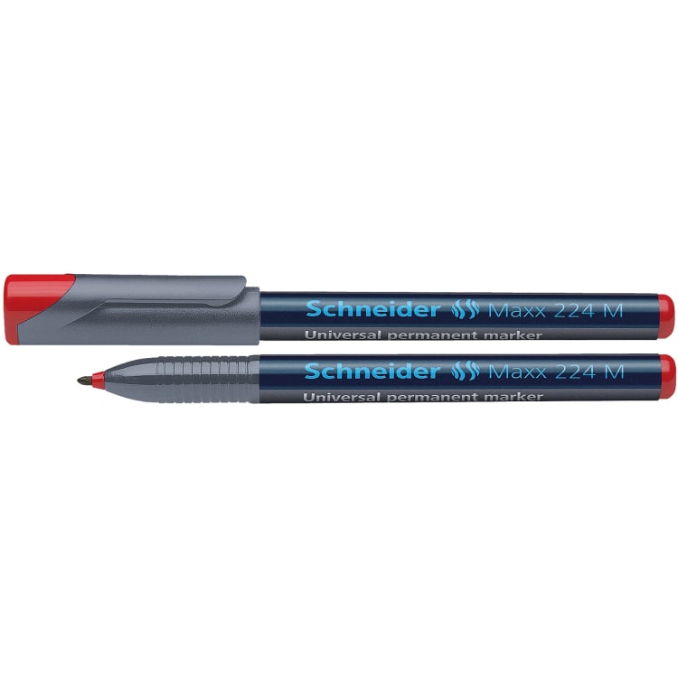 Schneider universal marker Maxx 224 M permanent red
