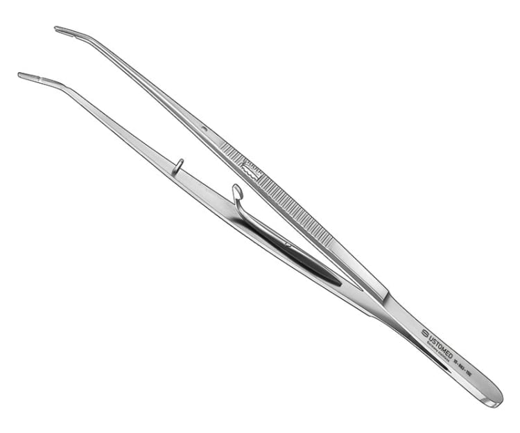 Nervnadelpinzette, 15 cm, mit SchloÃŸ