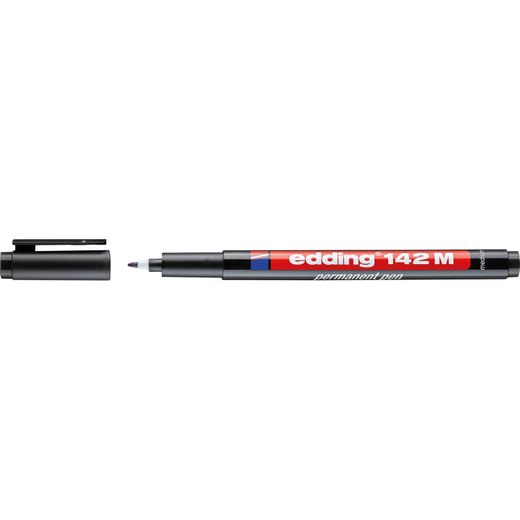 edding Folienschreiber 142 M 1 mm permanent schwarz