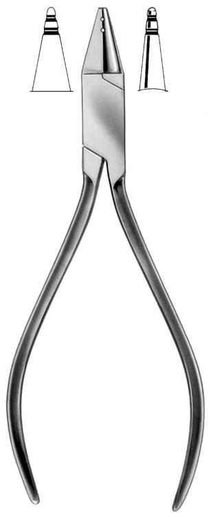 Hammacher Bird Beak Flat / Round Plier Double Grooved