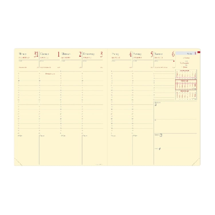 Quo Vadis calendar refill Pre Prestige 2027
