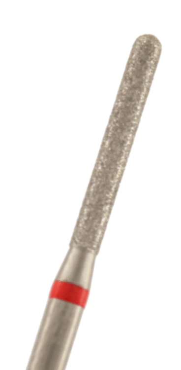 Diamant Zylinder rund Körnung: Rot (fein, 1 Packung á 5 Stück)