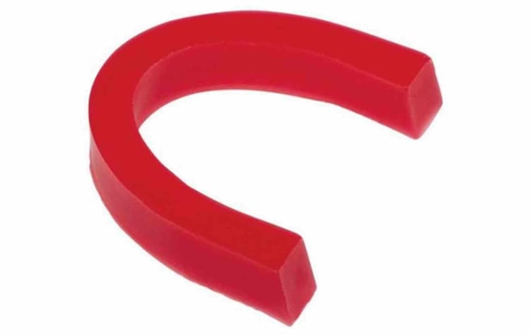 Bisswälle rot hart 100St