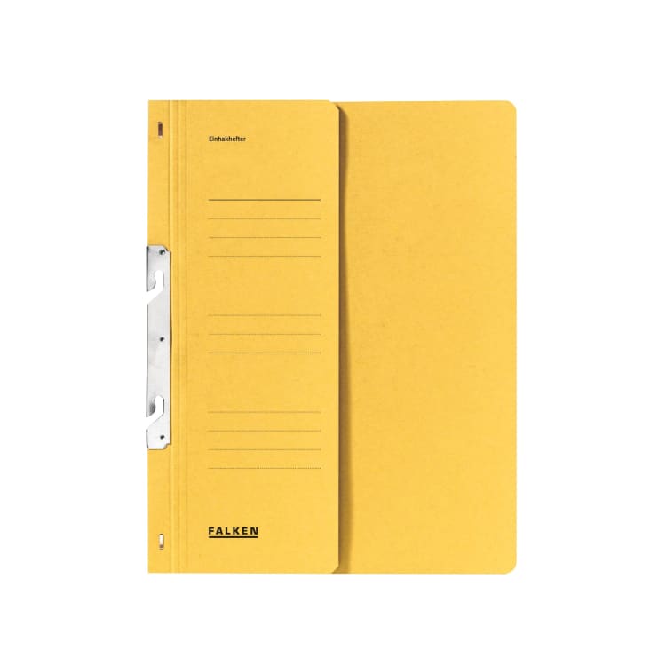 Falken hook-on file A4 half cover yellow
