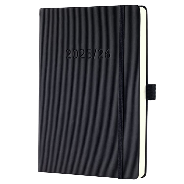 Sigel weekly planner Conceptum 2026 A5 Hardcover 1 week/2 pages black