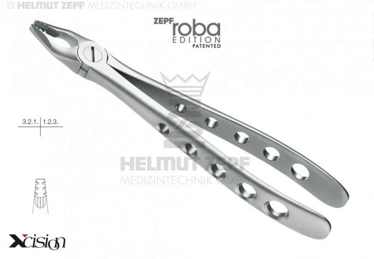 Zahnzange Fig.34M UK englische Form