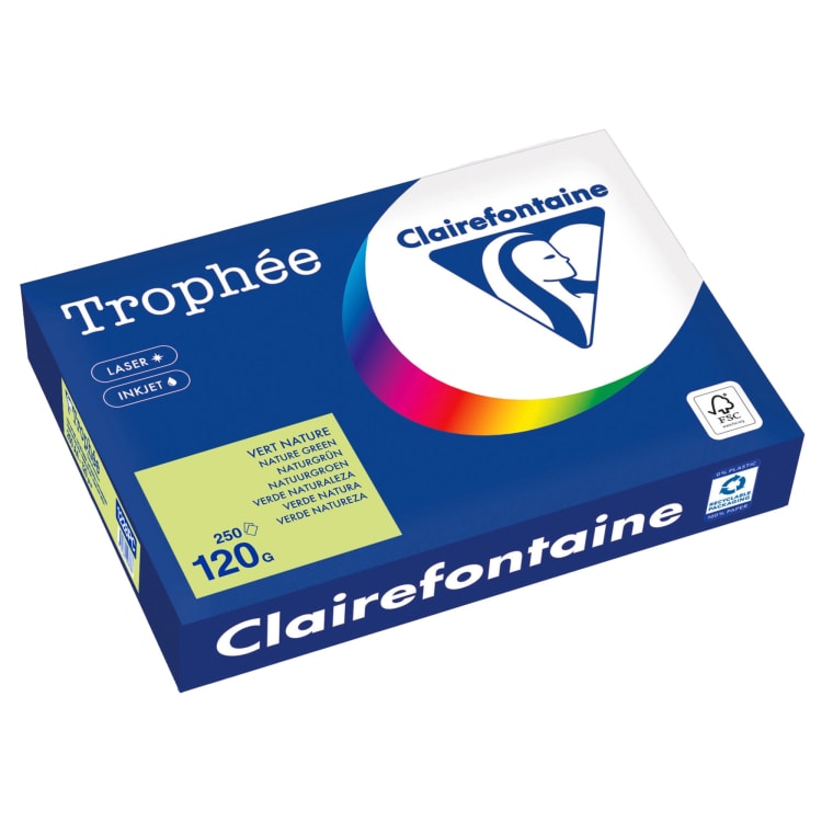 Clairefontaine copy paper A4 120 g 250 sheets natural green