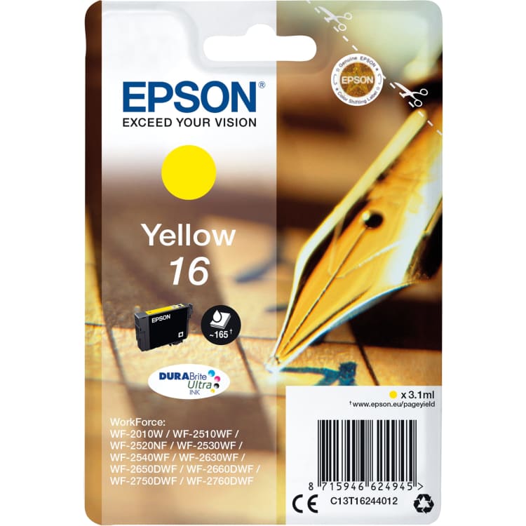 Epson ink cartridge 16 3.1 ml yellow