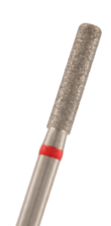 Diamant Zylinder Kante rund Körnung: Rot (fein, 1 Packung á 5 Stück)