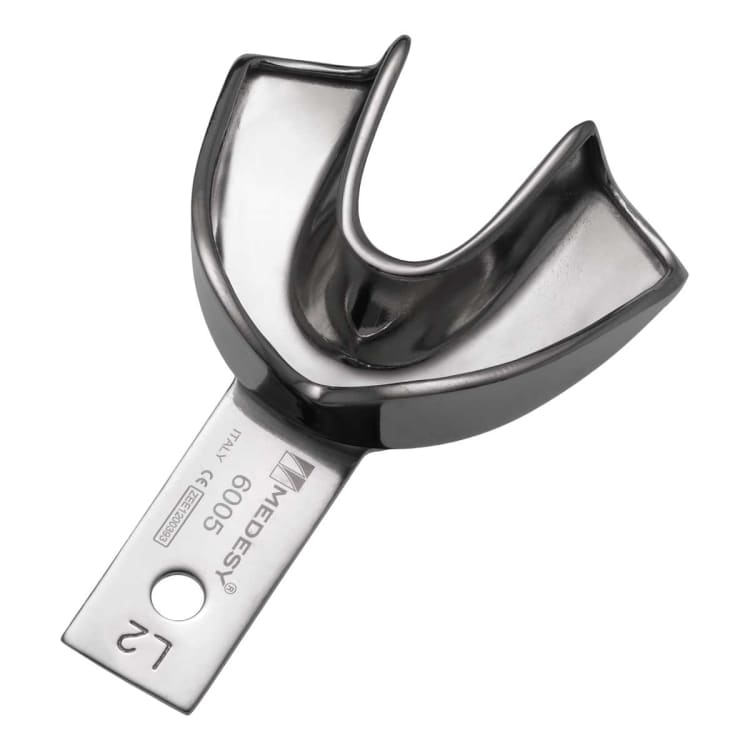 Impression tray, Rim-Lock, smooth, L2, lower jaw XS