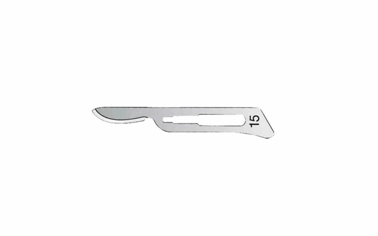 Skalpellklingen steril Fig 15 100St