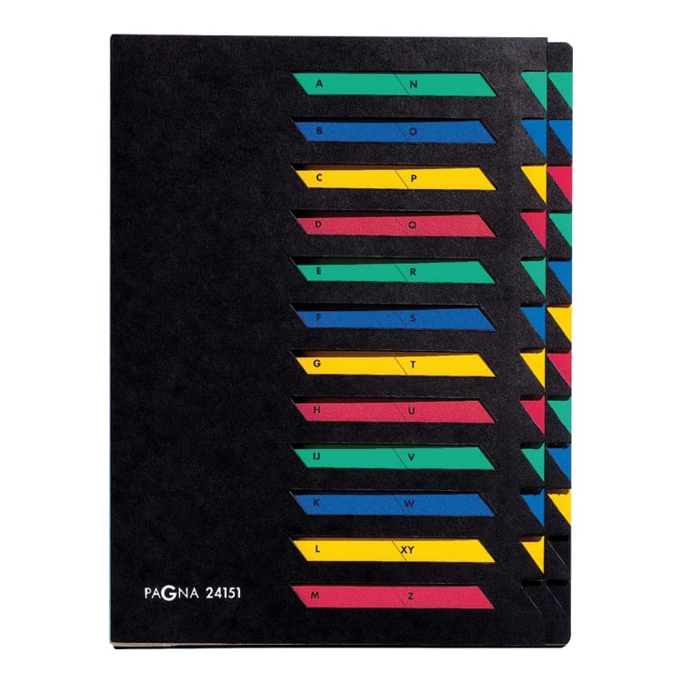 Pagna sorting folder Deskorganizer A4 24-part black