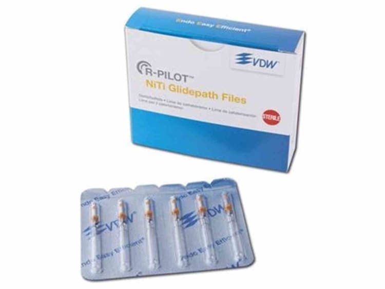 VDW R-Pilot Glijpadvijl 25 mm (6 stuks)
