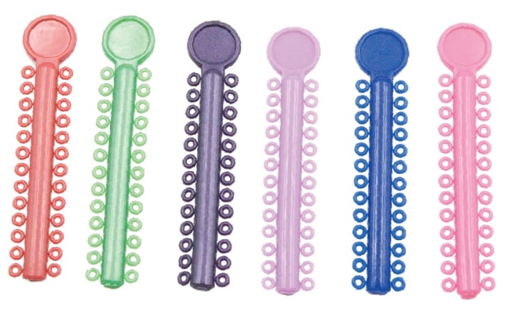 Hestia ligatures .0120 40 sticks of 26 ligatures (1040 ligatures) latex-free, mixed colours