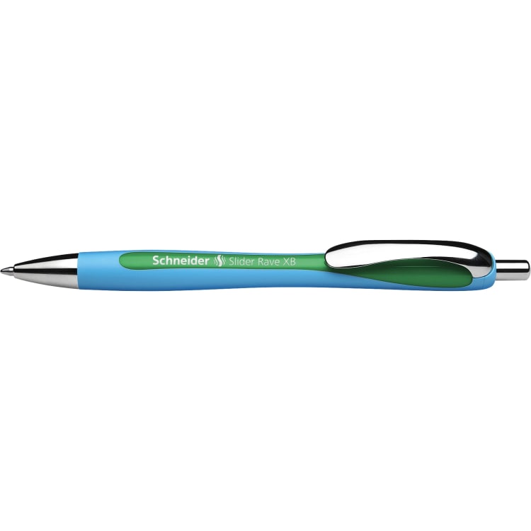 Schneider retractable ballpoint pen Slider Rave XB 0.7 mm green