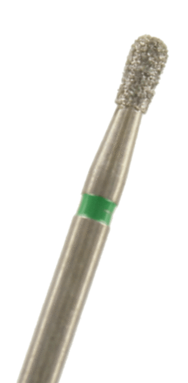 Diamant Birne Körnung: Grün (grob, 1 Packung á 5 Stück)