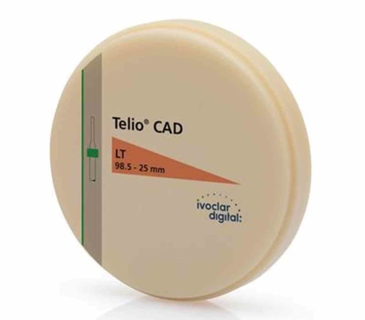 Ivoclar Telio® CAD Discs For PrograMill 98,5 x 25mm LT A1