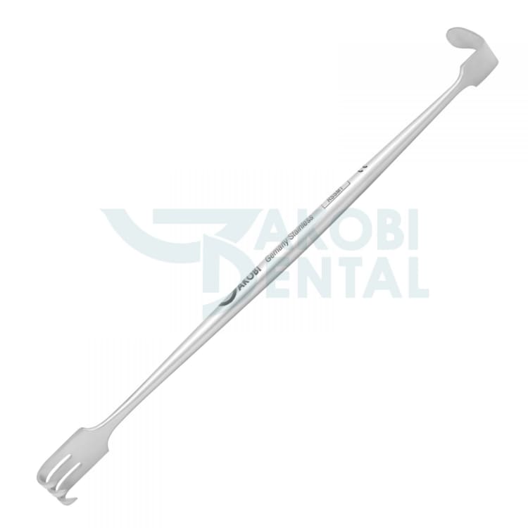Fine Retractor Senn-Miller RSSM1, length ca. 160mm, 22x7mm, pointed, stainless steel