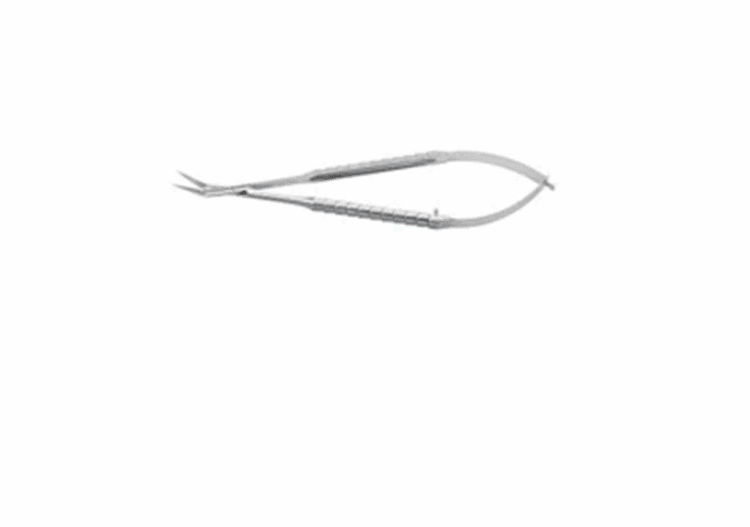 Micro Federschere 16cm gebogen 45°