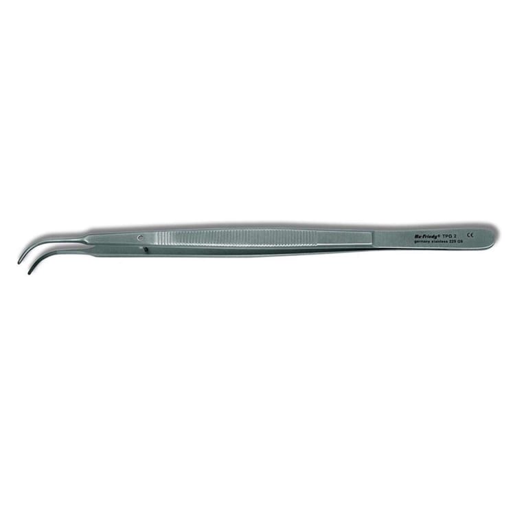 Pinzette Gerald 18cm anat. gebogen