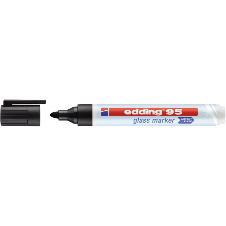 edding glassboard marker 95 1.5-3 mm bullet tip black