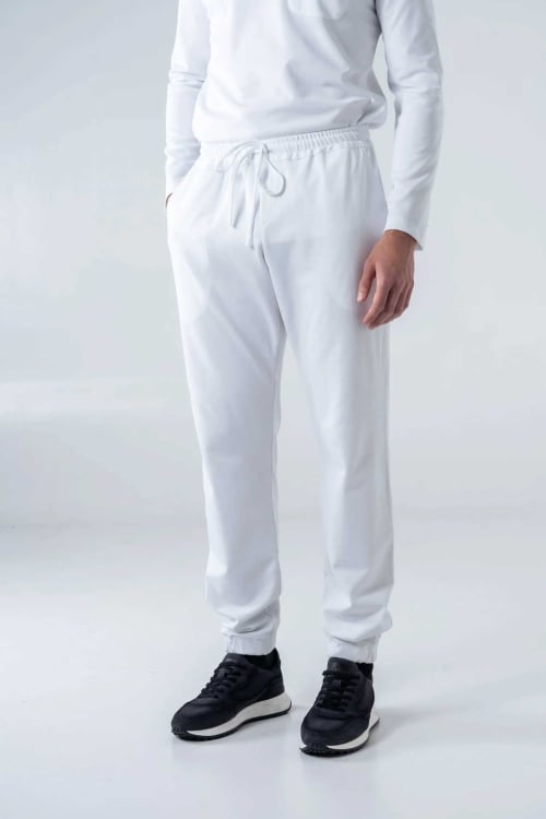 Van Laack Jersey Trousers MWM-H1 White/white L