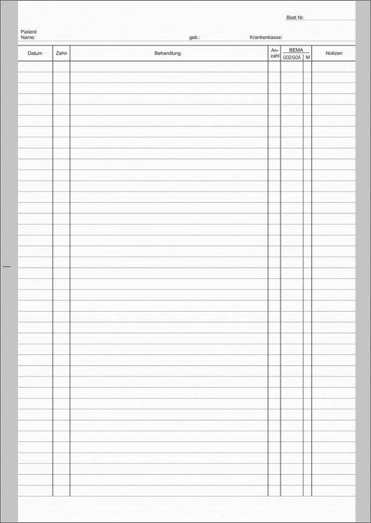 Einlegeblatt D kopfgel. 83001029 Pa