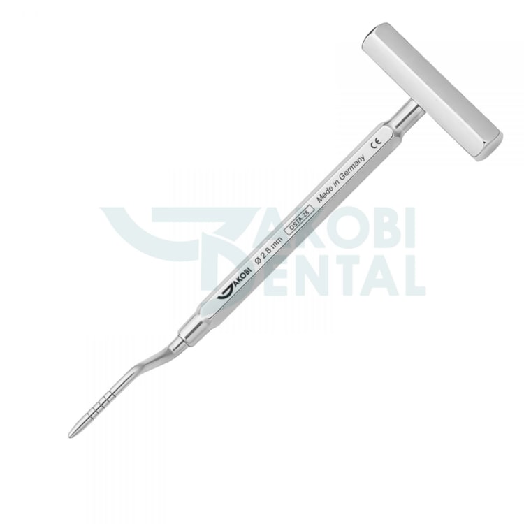Bone Spreading Osteotome OSTA 28, Convex marking 8-10-12-14-16, Ø 28mm, stainless steel