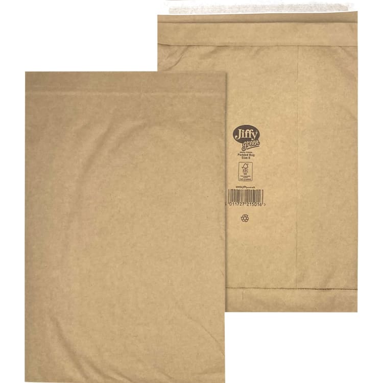 Jiffy Papierpolster-Tasche Nr. 5 100 Stück braun