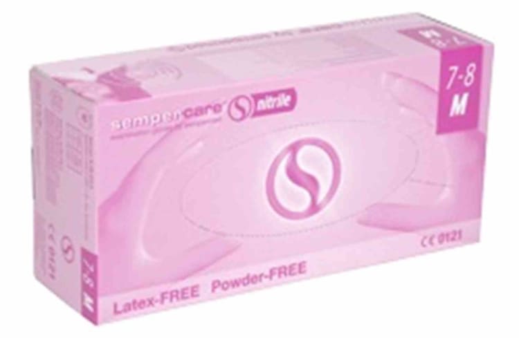 Sempercare puderfreie Nitrilhandschuhe, blau (100 St.)