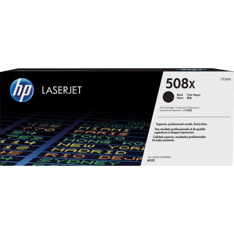 HP toner 508X 12,500 pages black