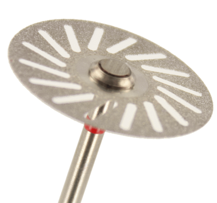 Perforierte Diamantscheibe (0.15 mm) Körnung: Rot (fein, 1 Packung á 1 Stück)