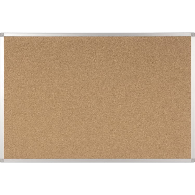 Bi-office cork board Ayda aluminium frame 90x60 cm