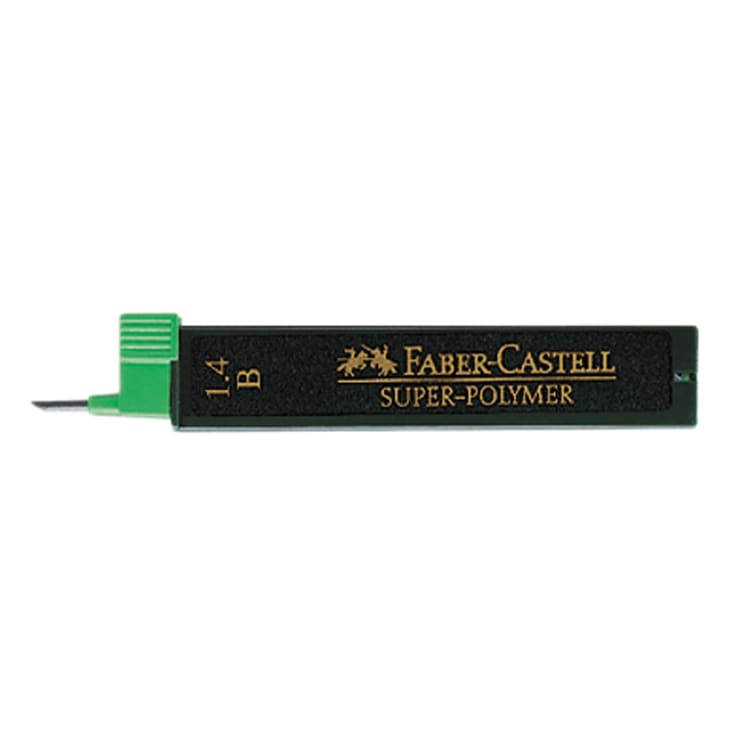 Faber-Castell lead refill SUPER POLYMER B 6 pieces