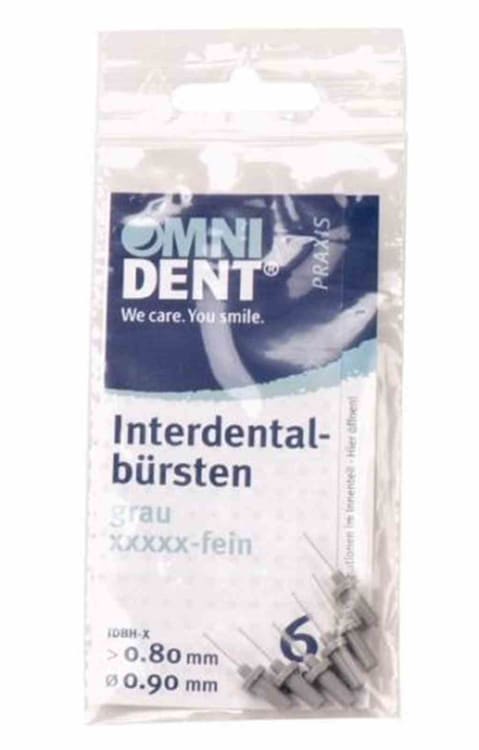 Omnident Interdental Brushes For Halter Gray Xxxxx-fine