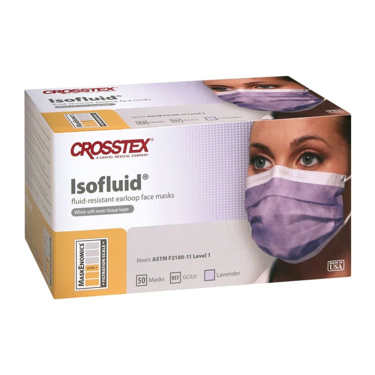 Isofluid Maske lavendel latexfrei 50St